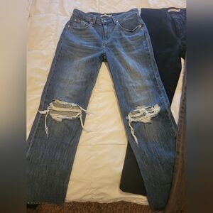 Levi's low pro straight jeans